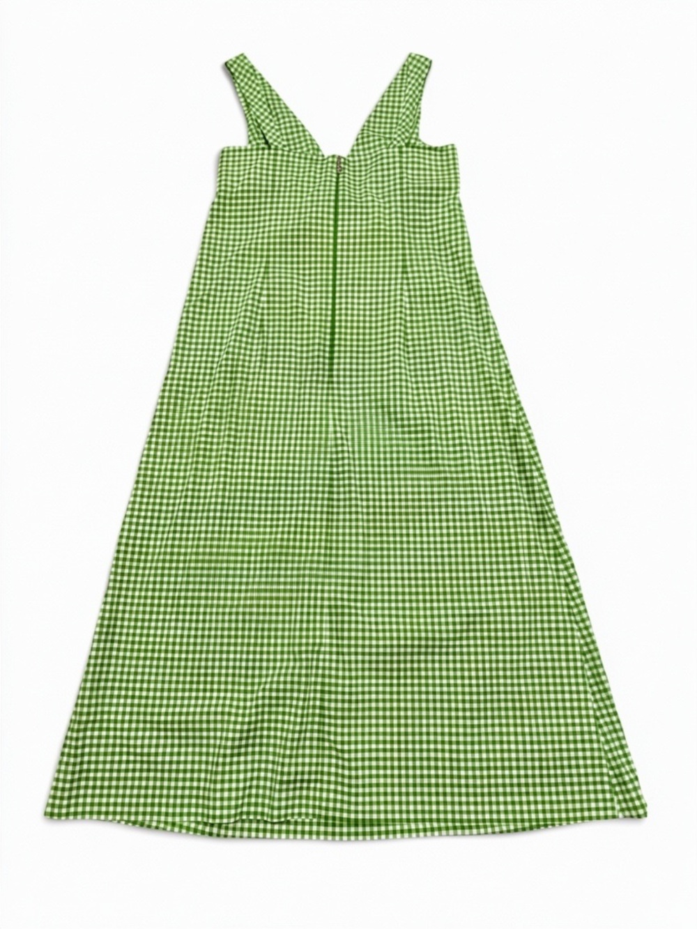 Kate Spade Green Gingham Midi Dress NWOT Size 6 - Picture 5 of 9